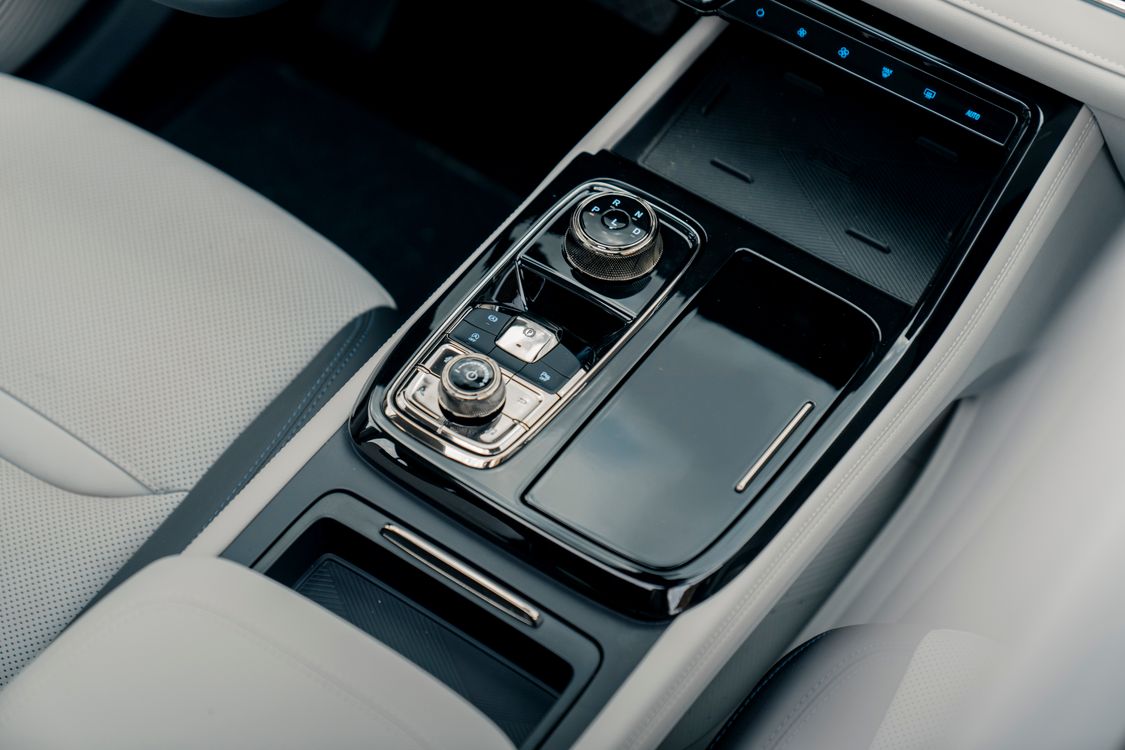 Modern Car Interior with Sleek Center Console · Free Stock Photo