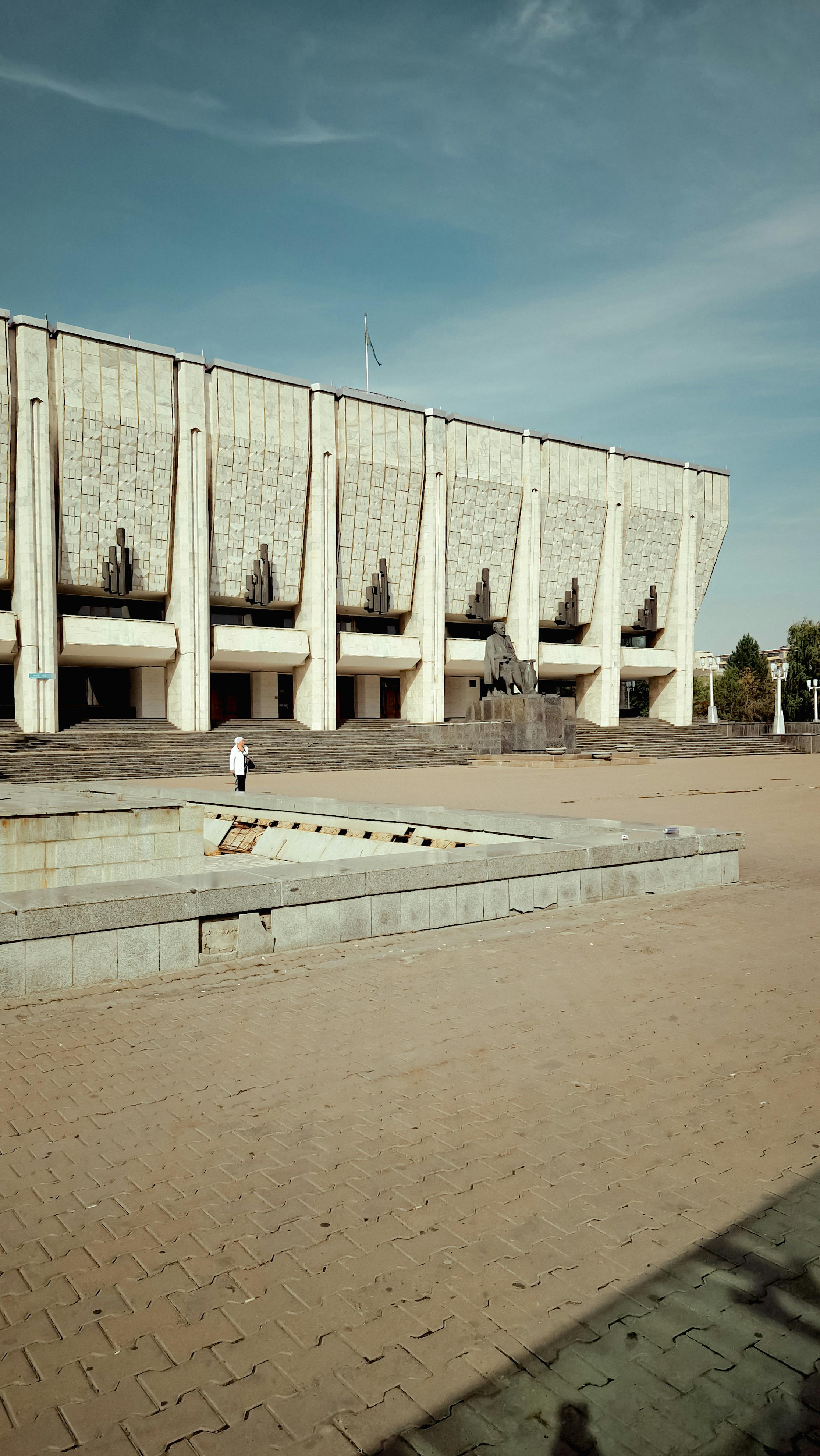 Ücretsiz Almatı Kazakistan'daki Sovyet Dönemi Mimarisi Stok Fotoğraflar