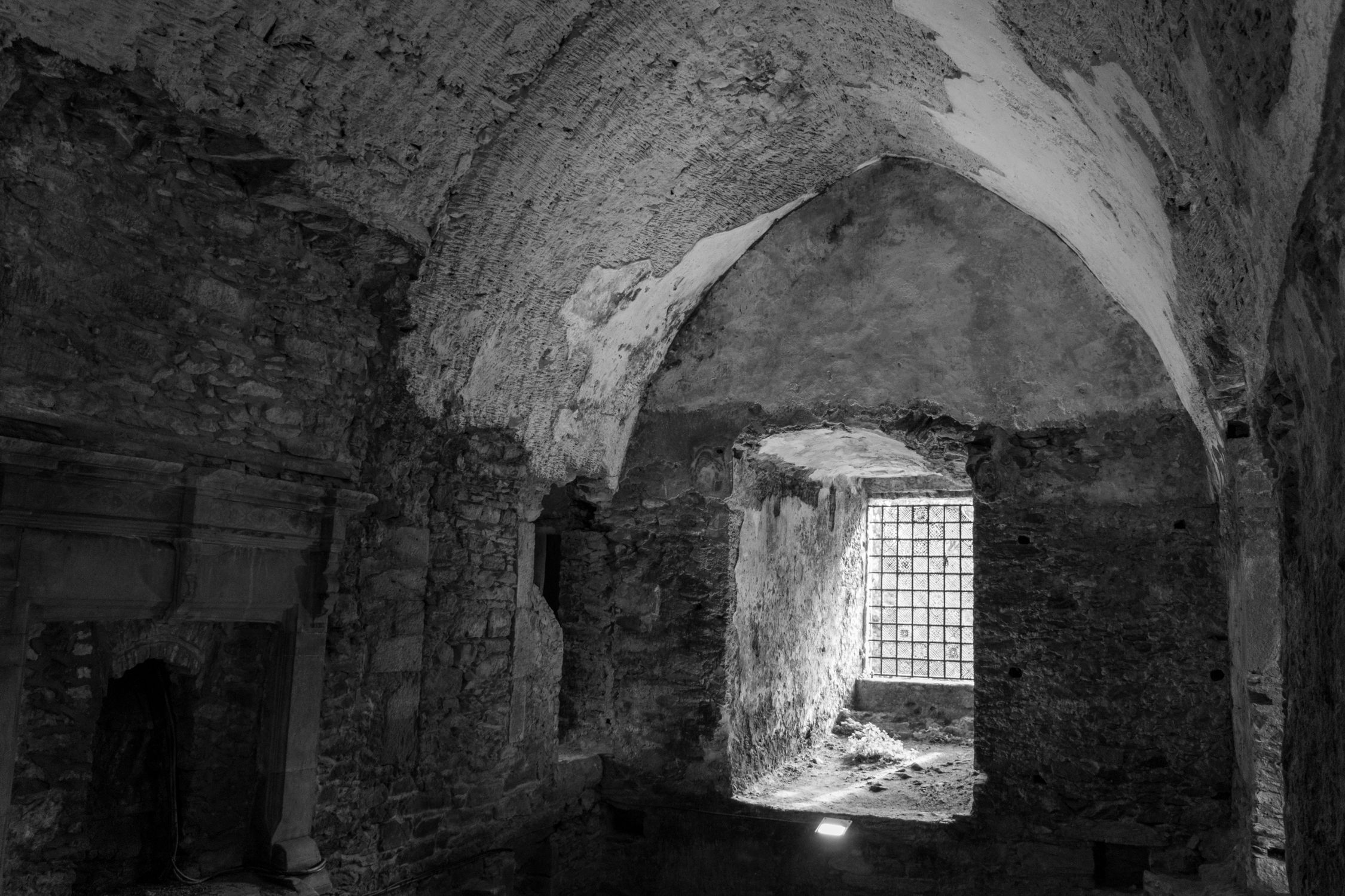 Historic Stone Interior of Cork Ruins · Free Stock Photo