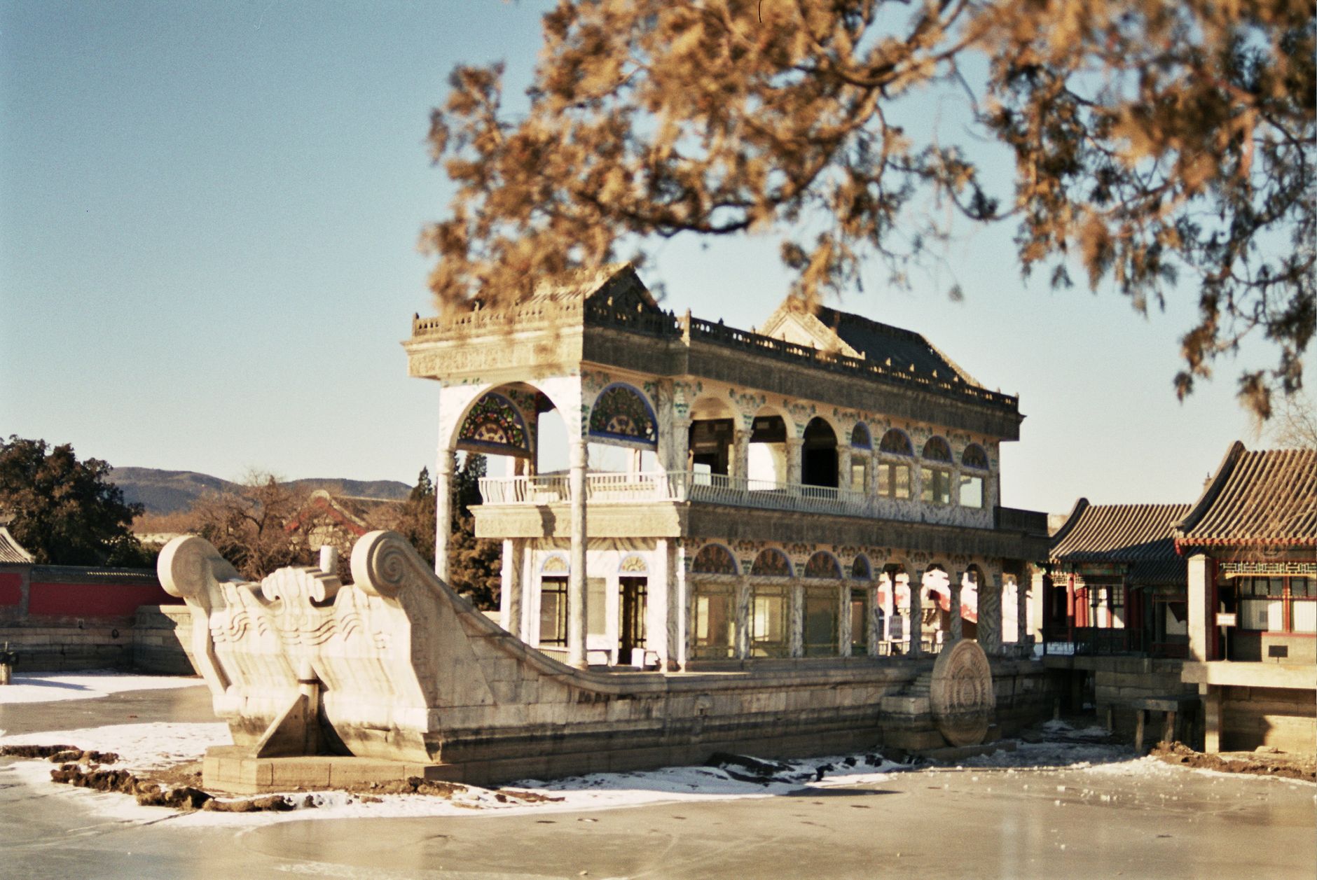 Changchun Puppet Imperial Palace colonial architecture Jilin rime ice — Photo by C A