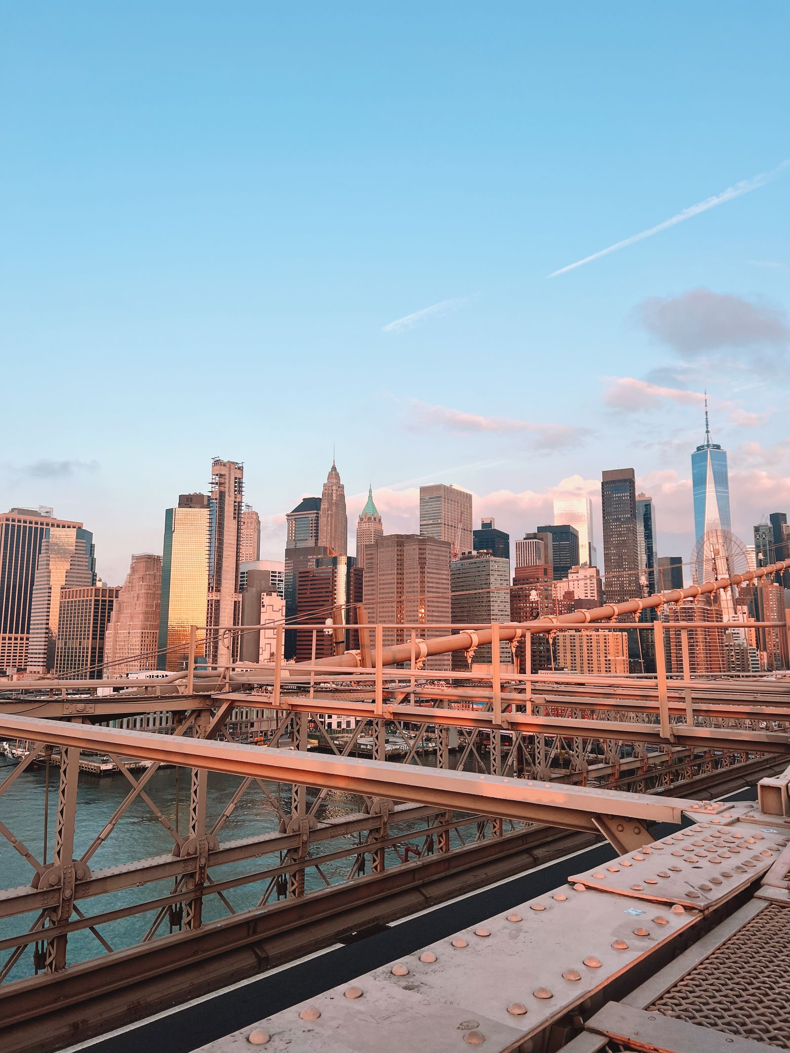 The Manhattan skyline