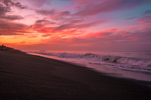 Immagine gratuita di cielo, giù, onde