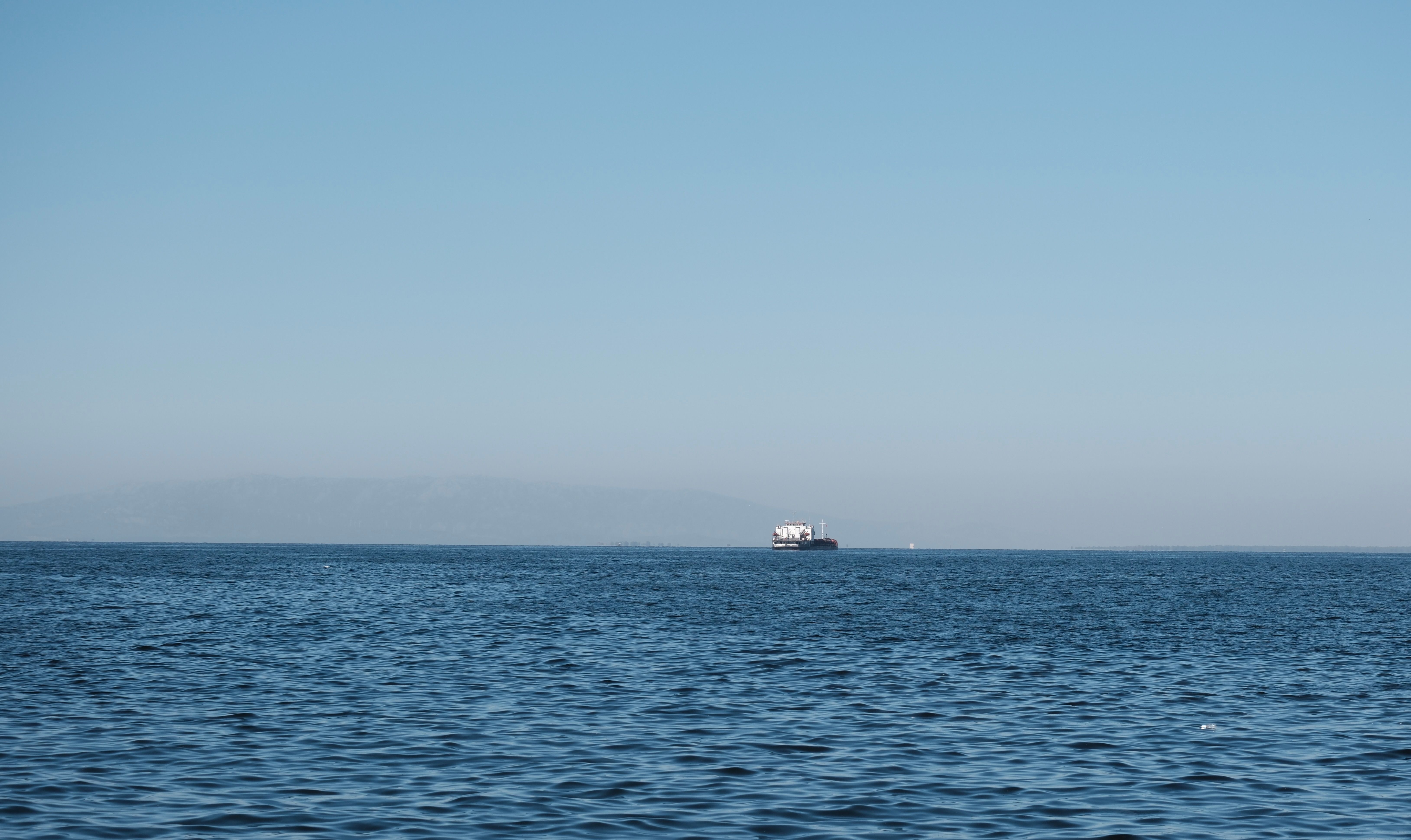 Tranquil ferry on izmir gulf turkiye waters, Djibouti