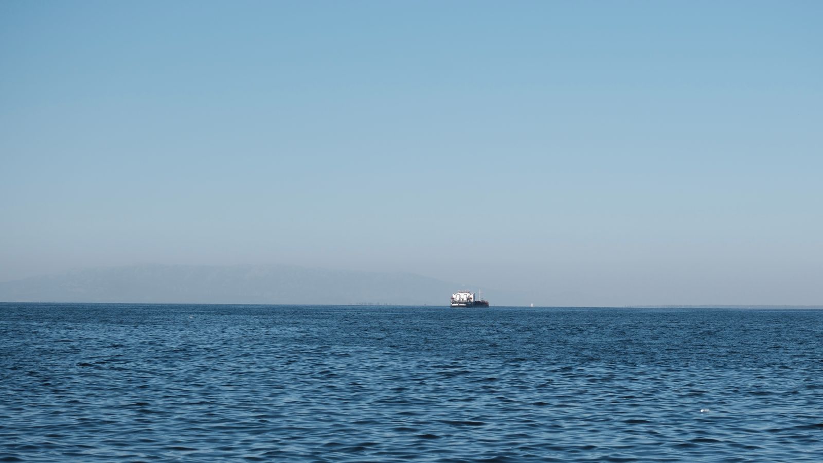 Tranquil ferry on izmir gulf turkiye waters, Djibouti
