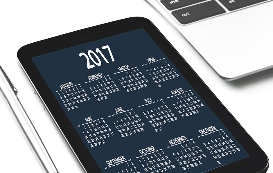 calendar, date, device
