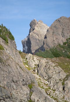 Explore the stunning rocky landscapes of Three Fingers in Washington's Cascade Range.