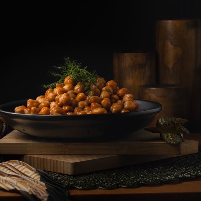 Calabrian Spicy Chickpeas with Pepperoncini