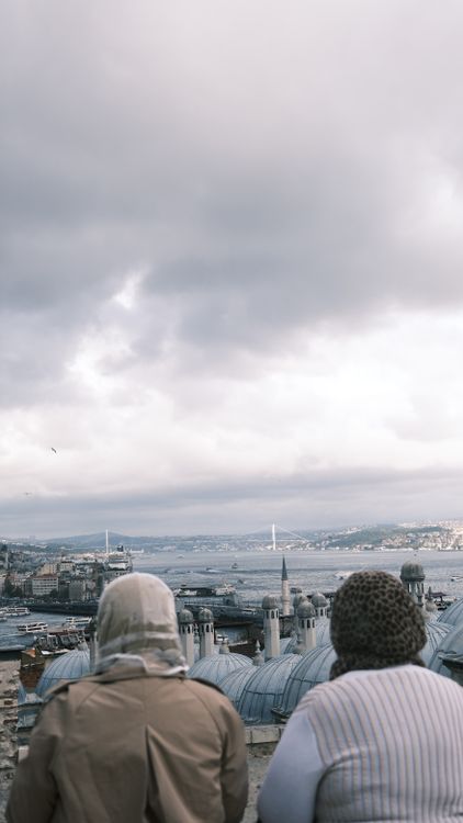 Marmara Sea View From Istanbul Rooftop Free Stock Photo marmara-sea-view-from-istanbul-rooftop-free-stock-photo