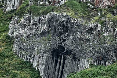 Gratis lagerfoto af basalt kolonner, erosion, geologi