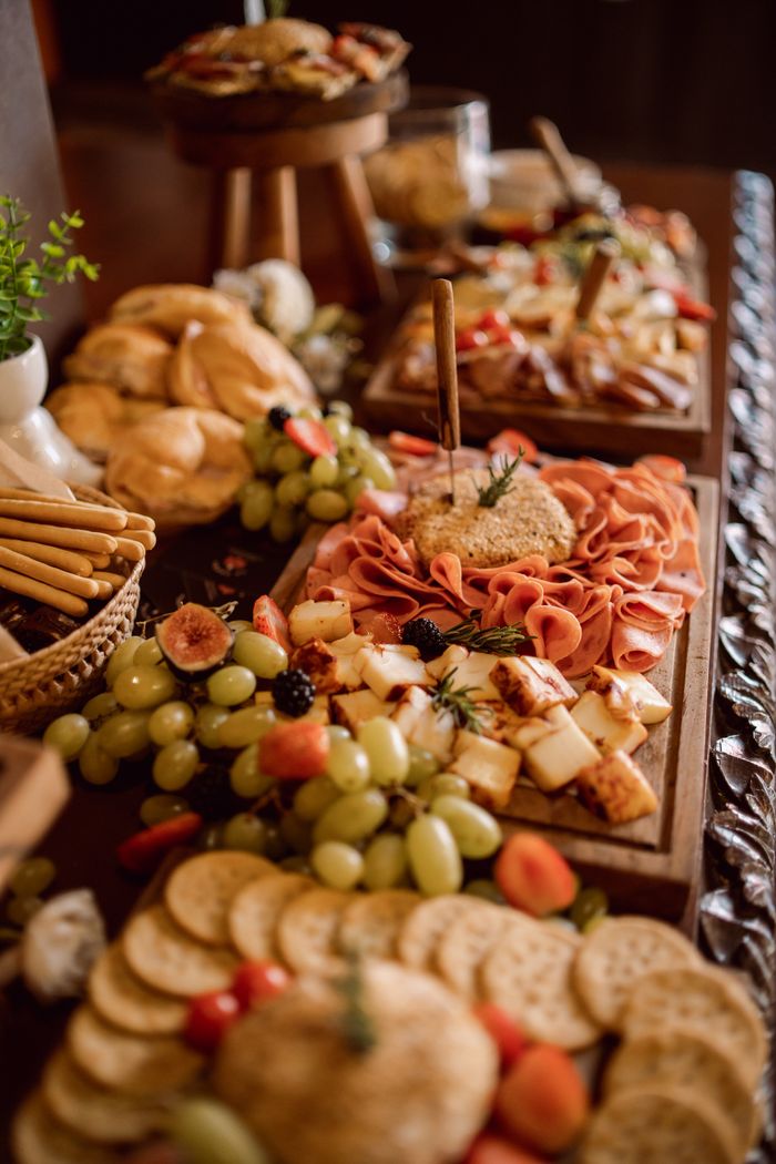 Gourmet charcuterie and cheese sharing board
