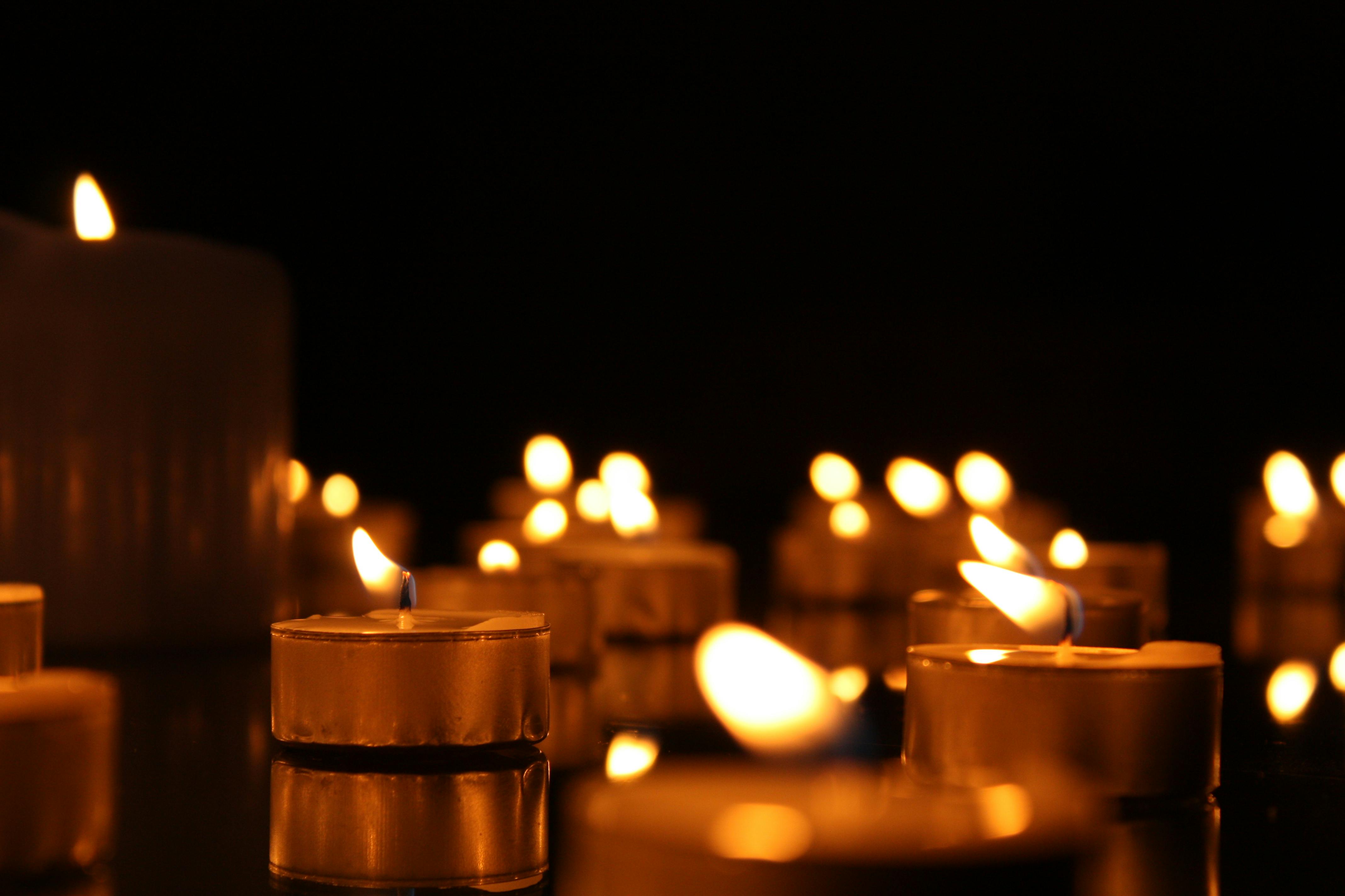 Free stock photo of candle, candles, tea light