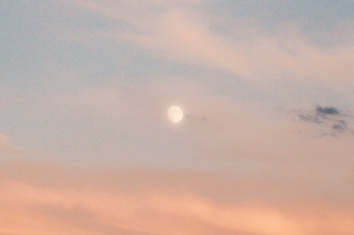 Moon during Daybreak 