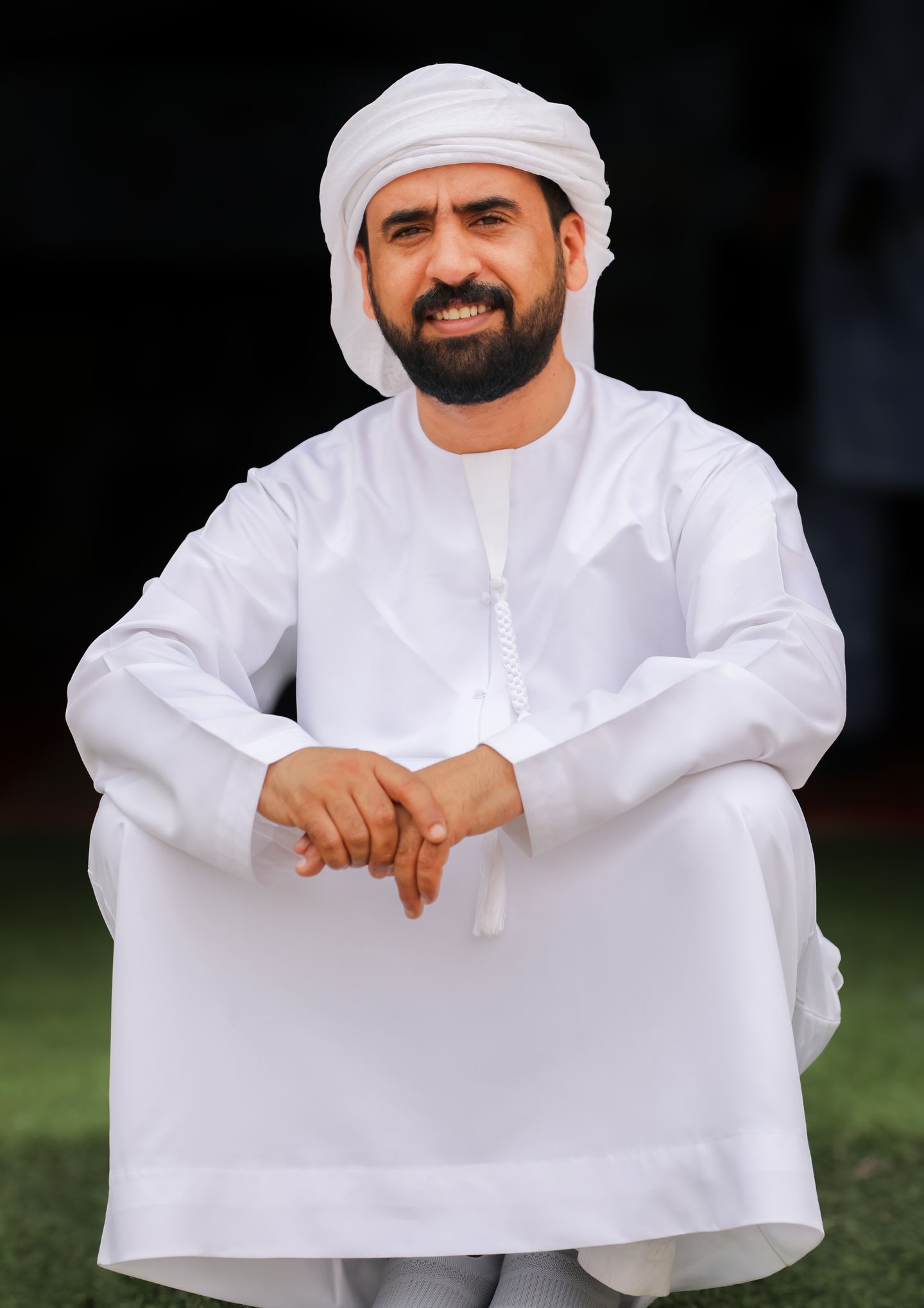 A father in white wizar at first light, RAK 2026