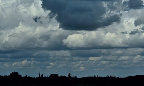 Gratis lagerfoto af cumulus, mørk, skyer