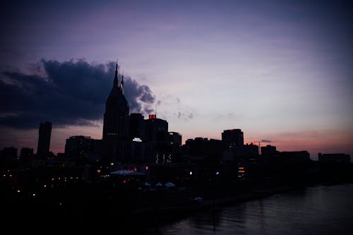 Silhouette Photo of City