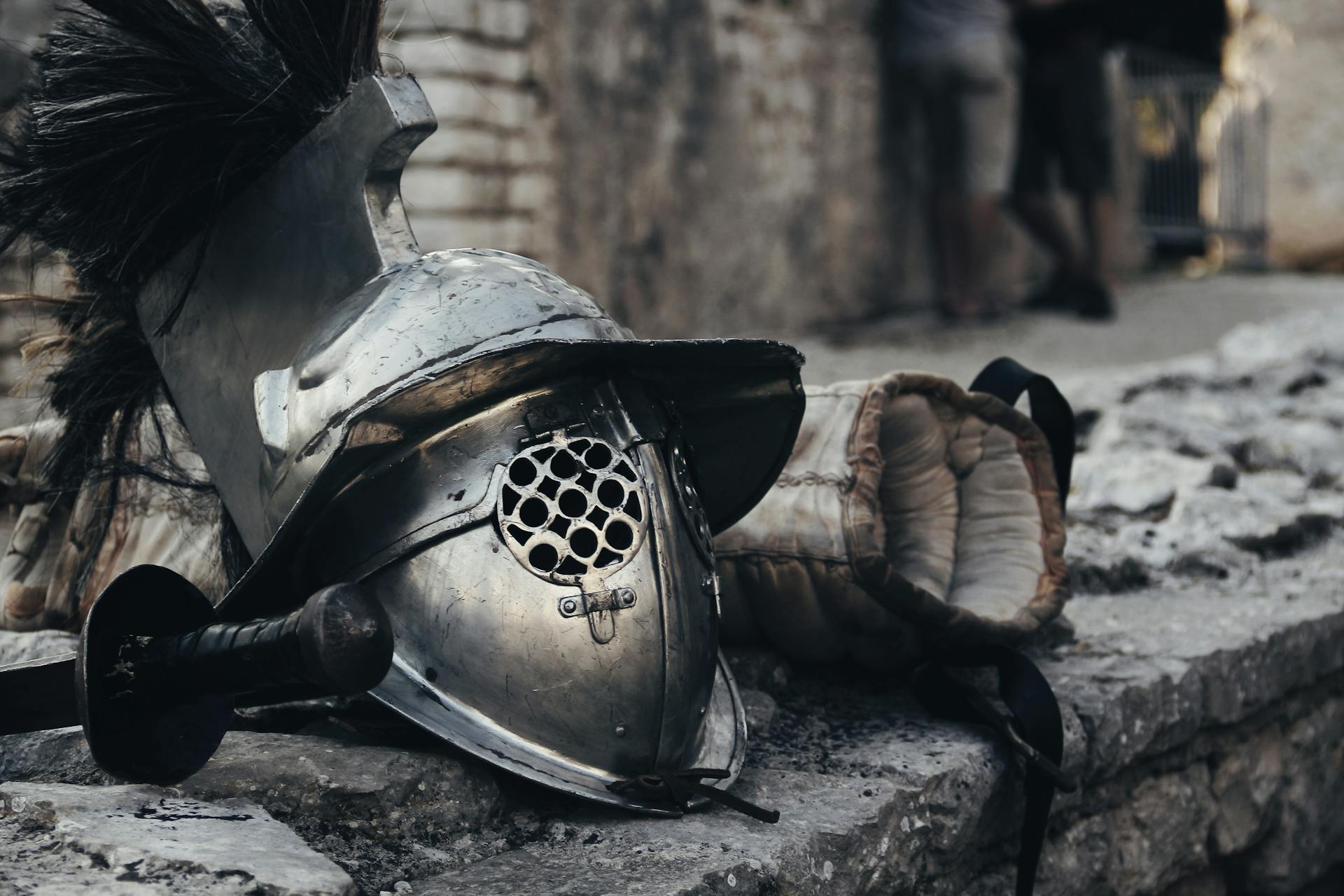 Silver Knight Helmet