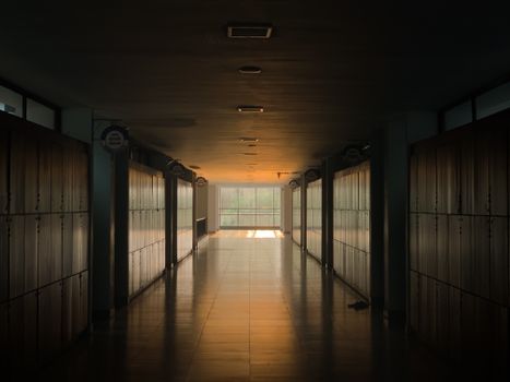 school hallway
