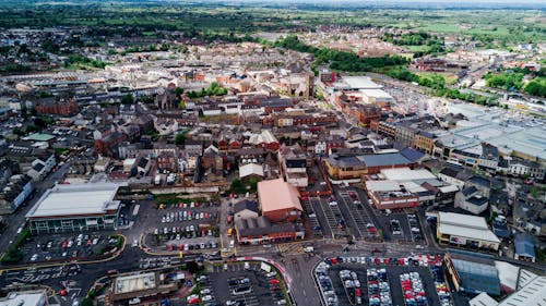 Aerial Photography of City