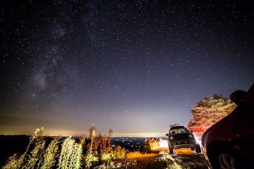 Free Vehicles at Night Stock Photo