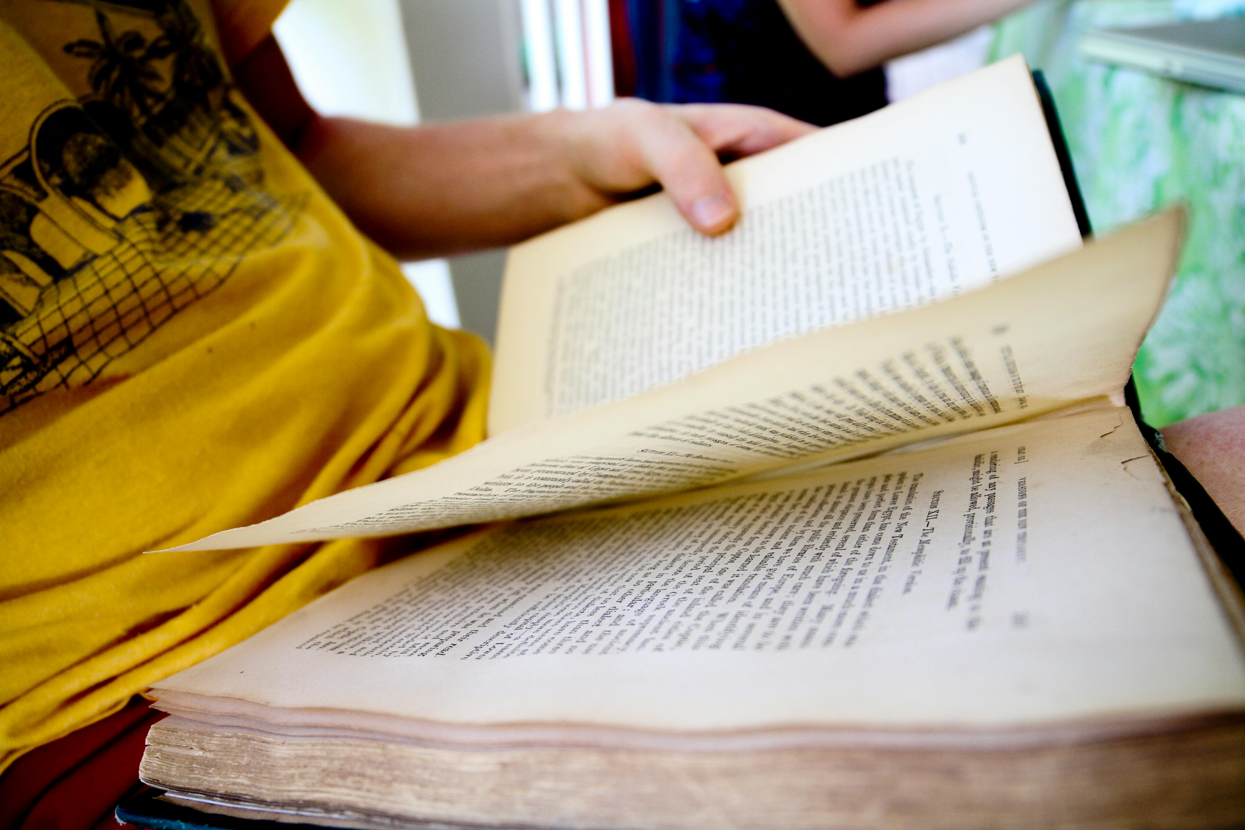 Person Holding a Book · Free Stock Photo