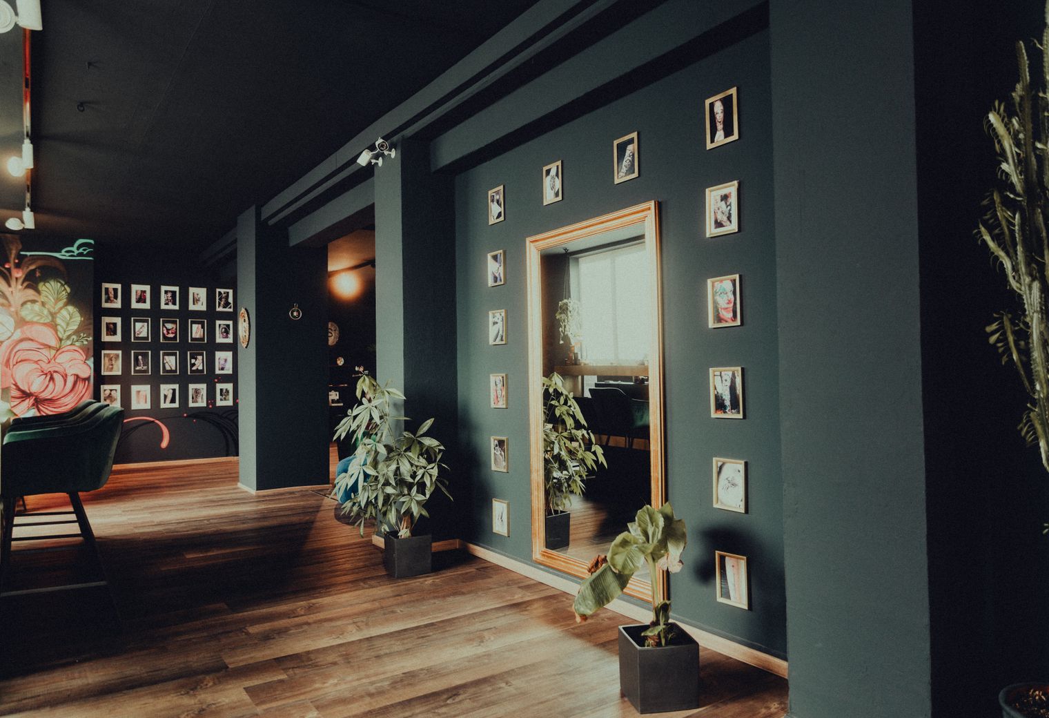 Commercial Decorating in The Hyde — walls rolled to an even, flat finish