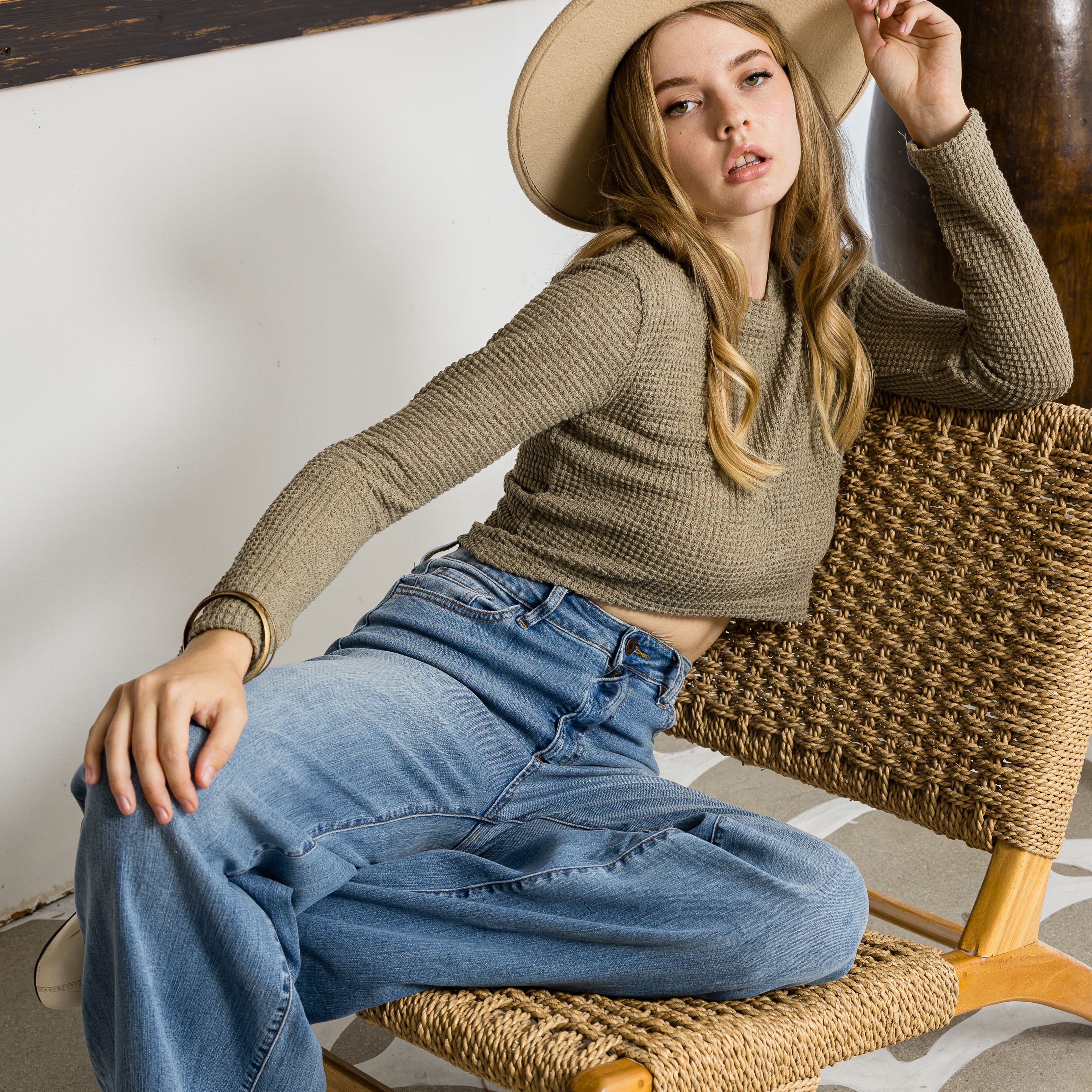 Casual Fashion Portrait of a Young Woman