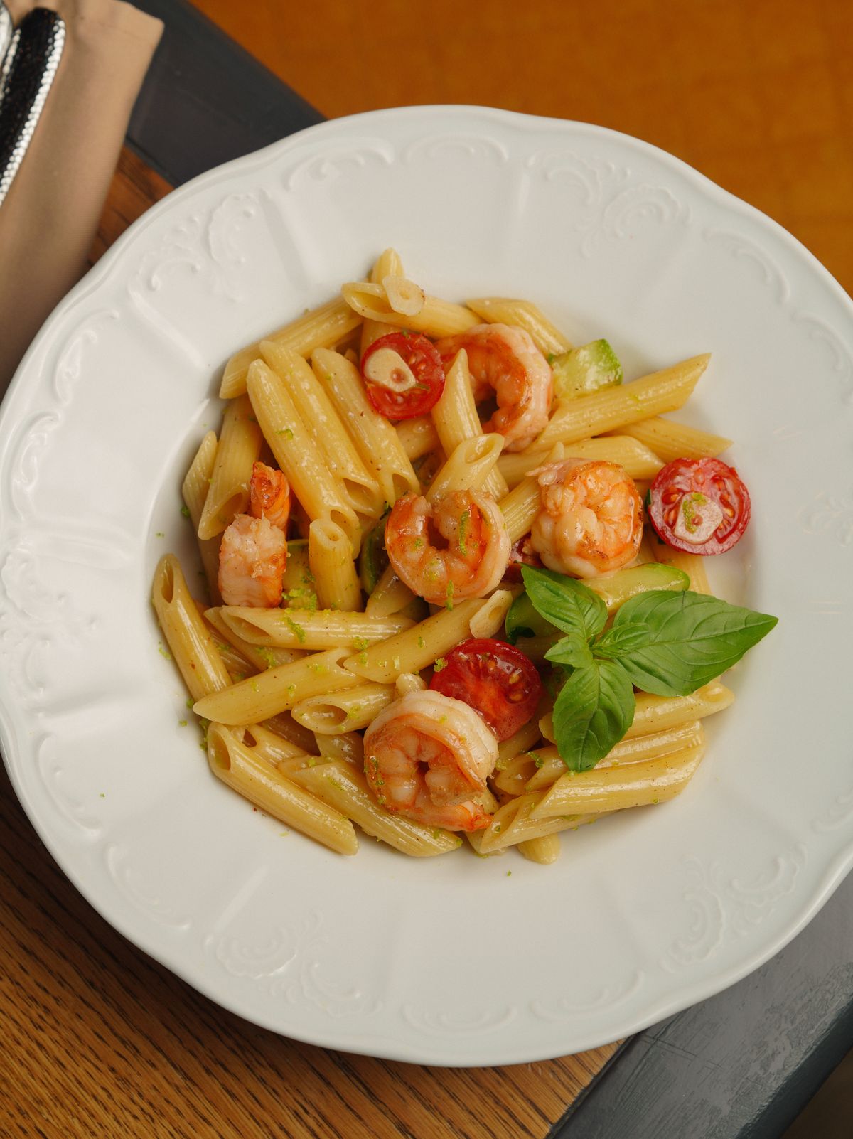 Garlic Butter Shrimp Pasta