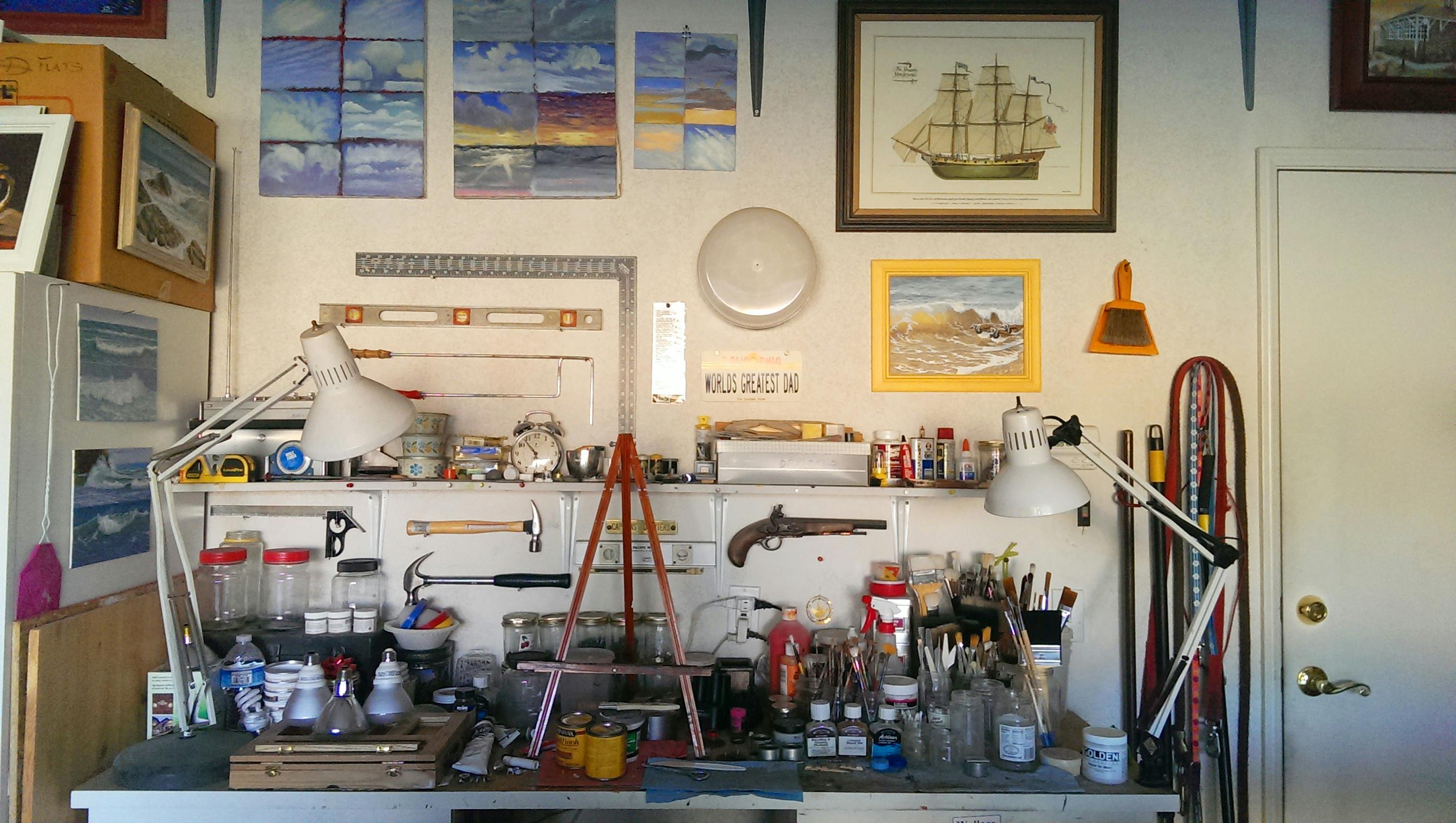 Kostenloses Foto zum Thema: garage, gemälde, kunst