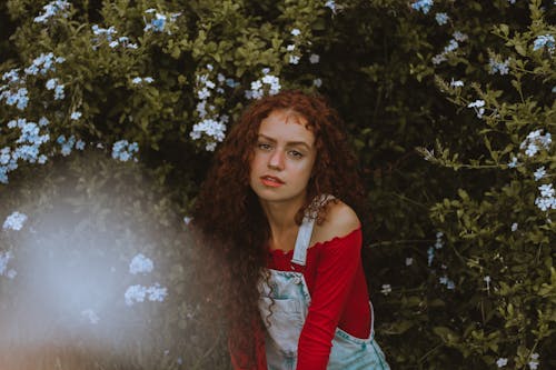 Femme En Haut à Manches Longues Rouge