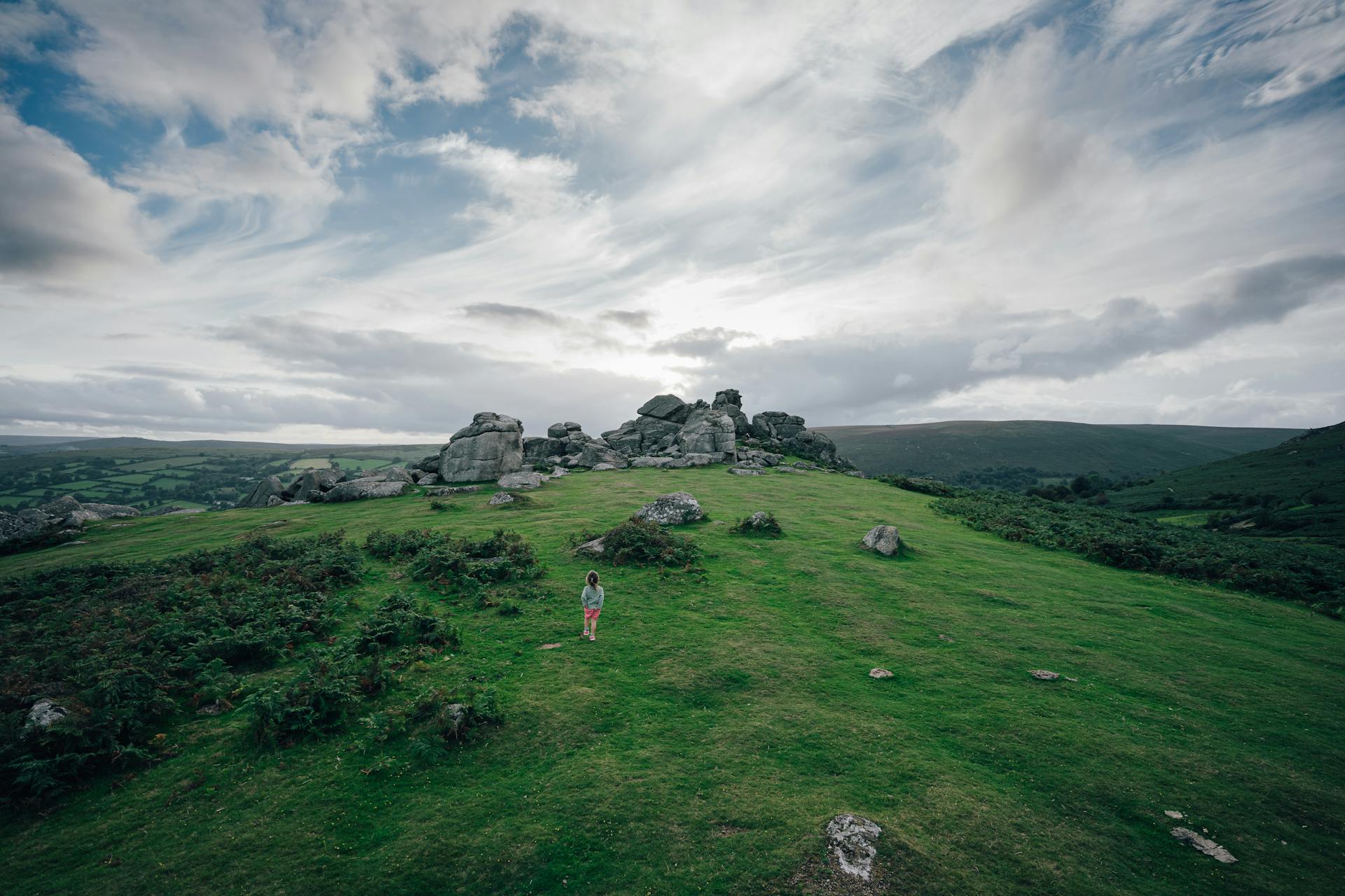 Peaceful Landscape in English Countryside