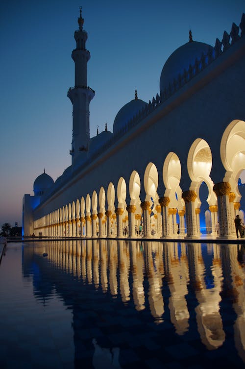 Imagine de stoc gratuită din abu dhabi, amurg, apă