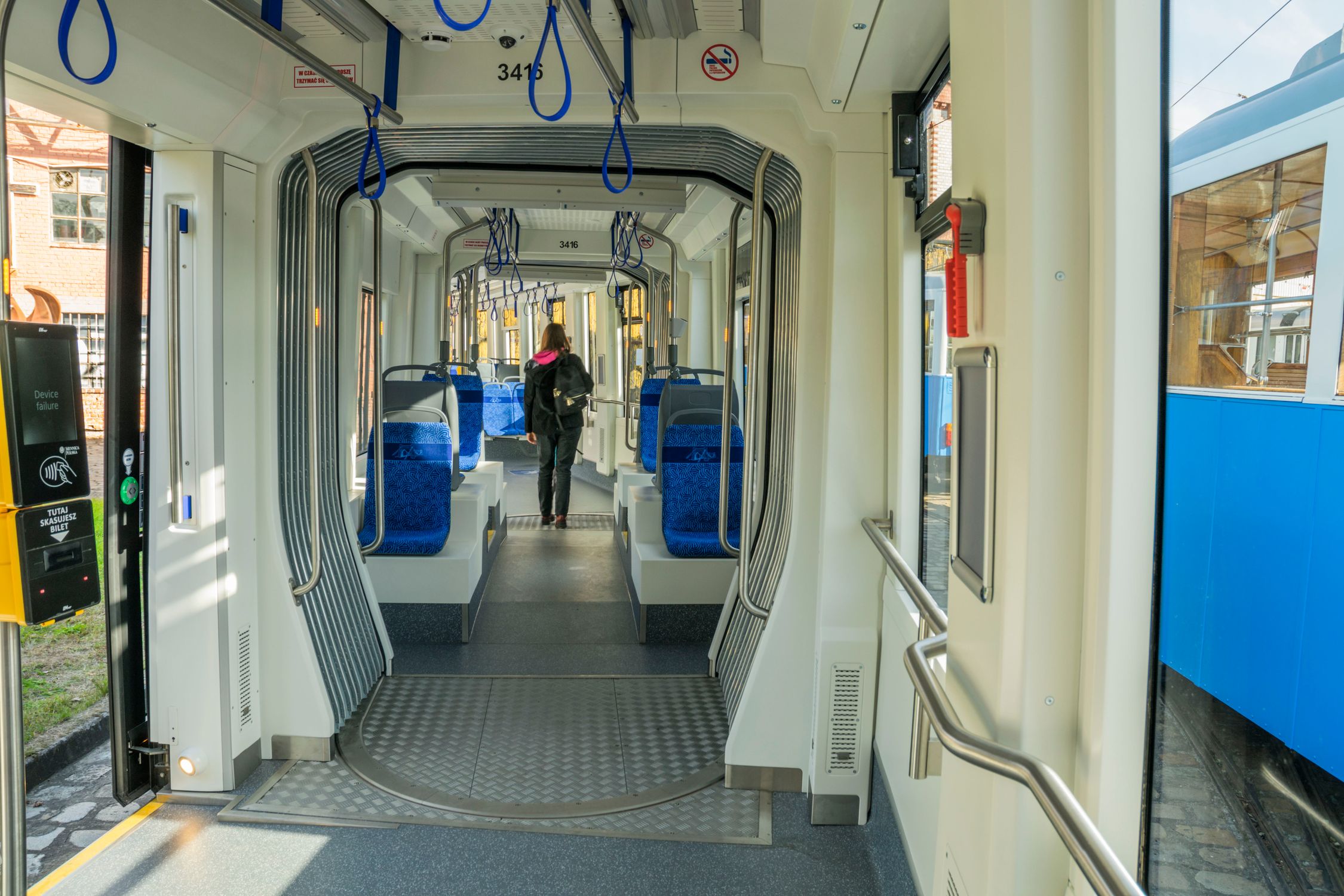 Interior View of Modern Tram in Wrocław · Free Stock Photo
