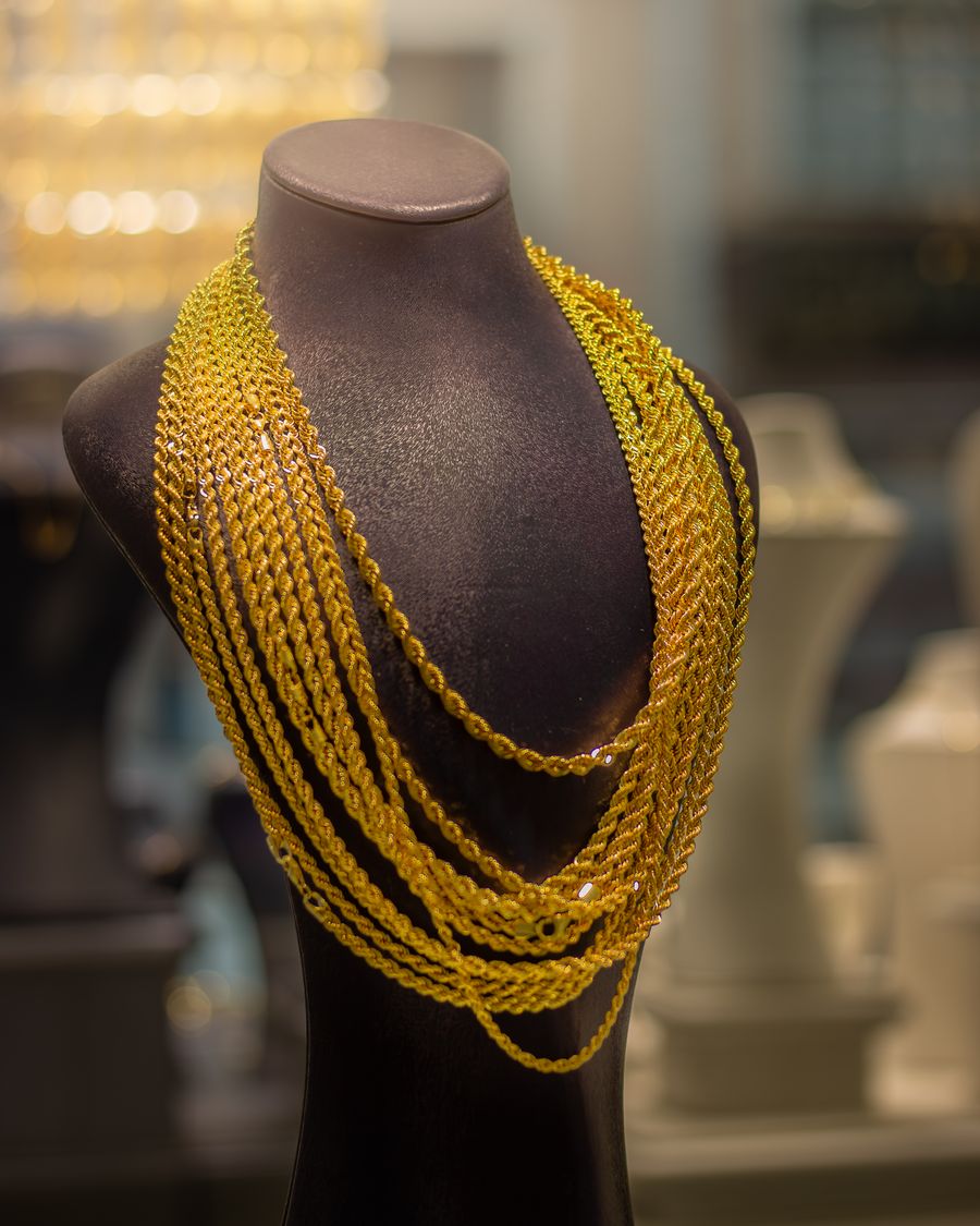Gold necklace