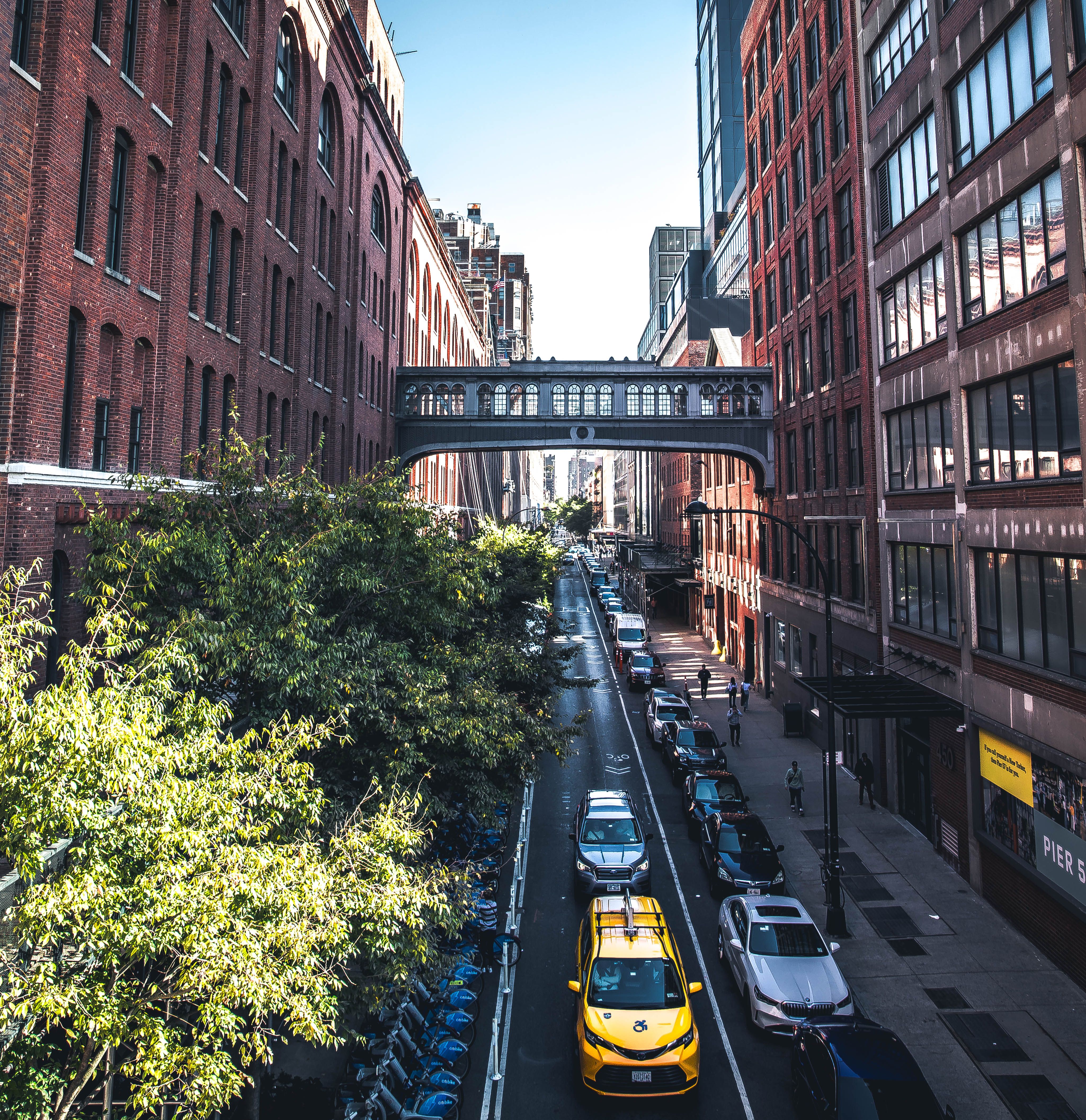 Bustling High Line view in New York · Free Stock Photo