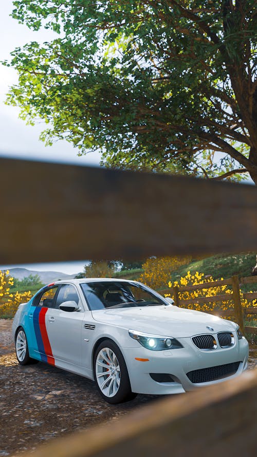 Free stock photo of bmw, headlight, landscape