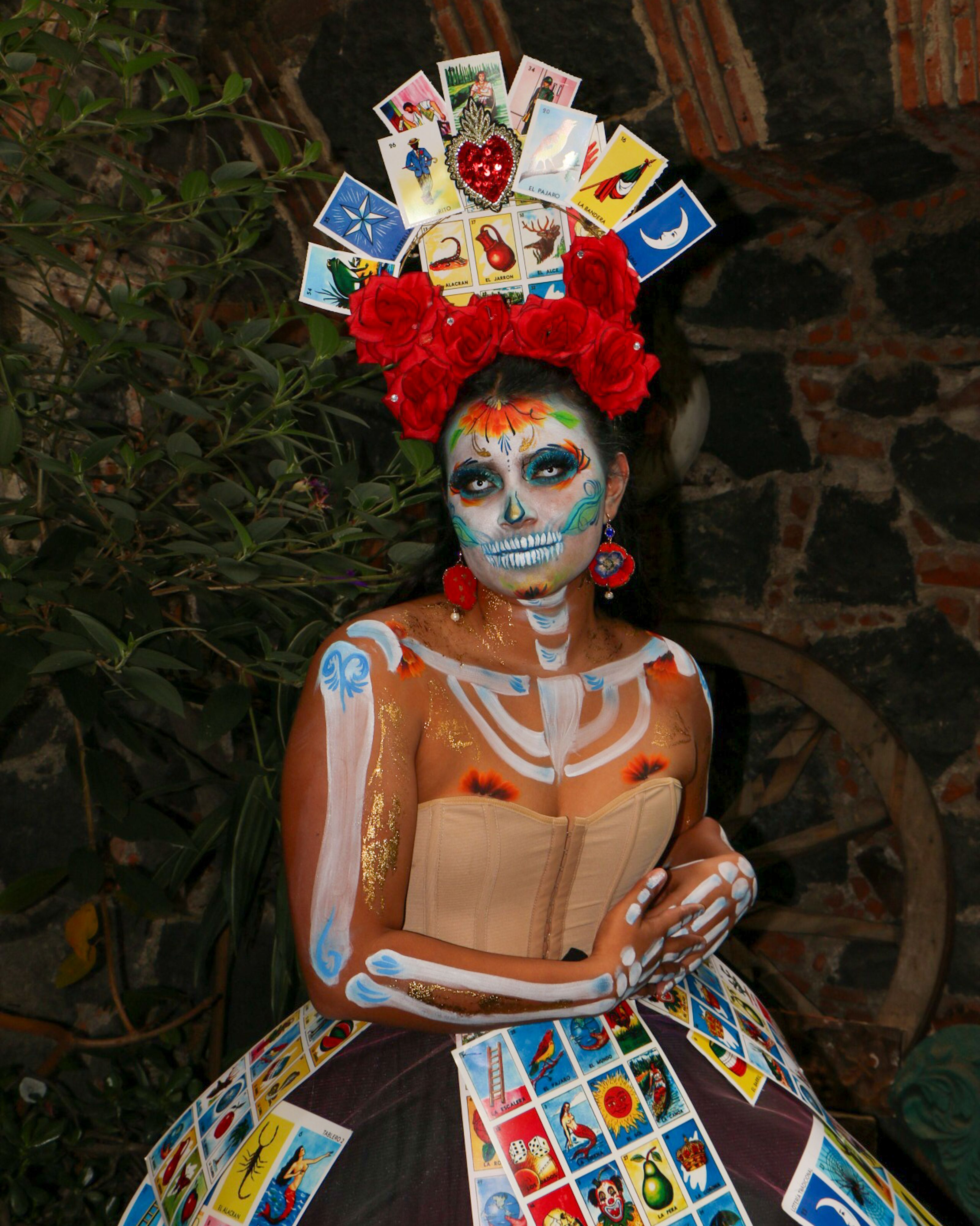 Deluxe Day of the Dead Beauty Costume main image 1