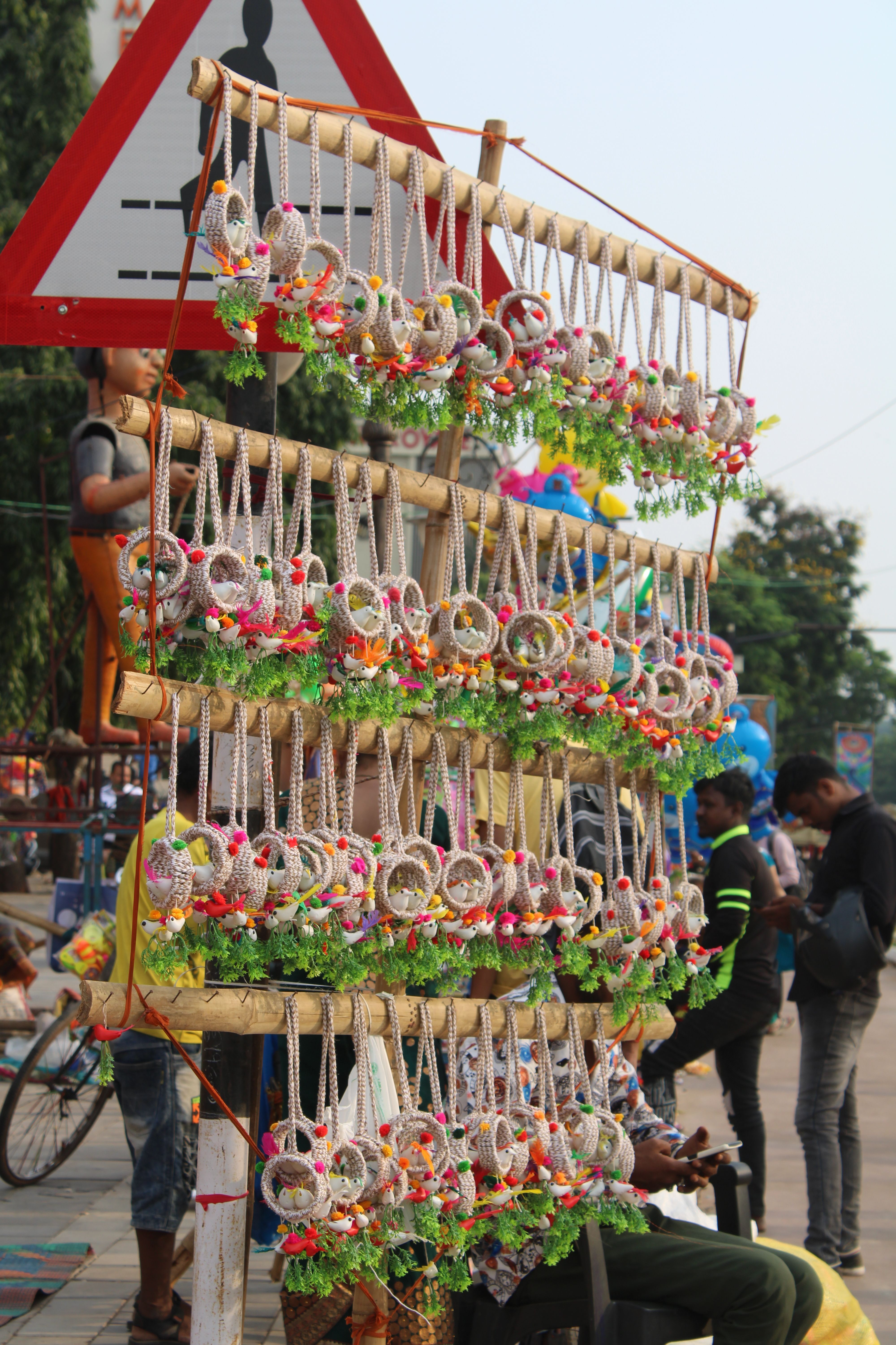 Colorful Pinwheel Display at Odisha Fair · Free Stock Photo