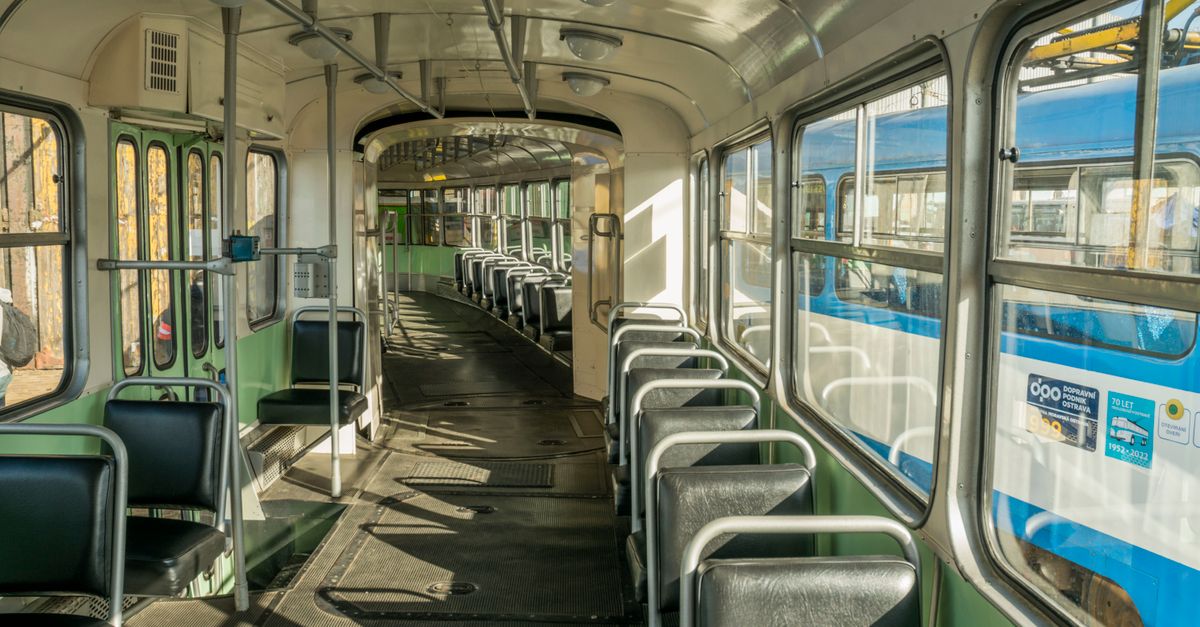 Vintage Tram Interior in Wrocław, Poland · Free Stock Photo