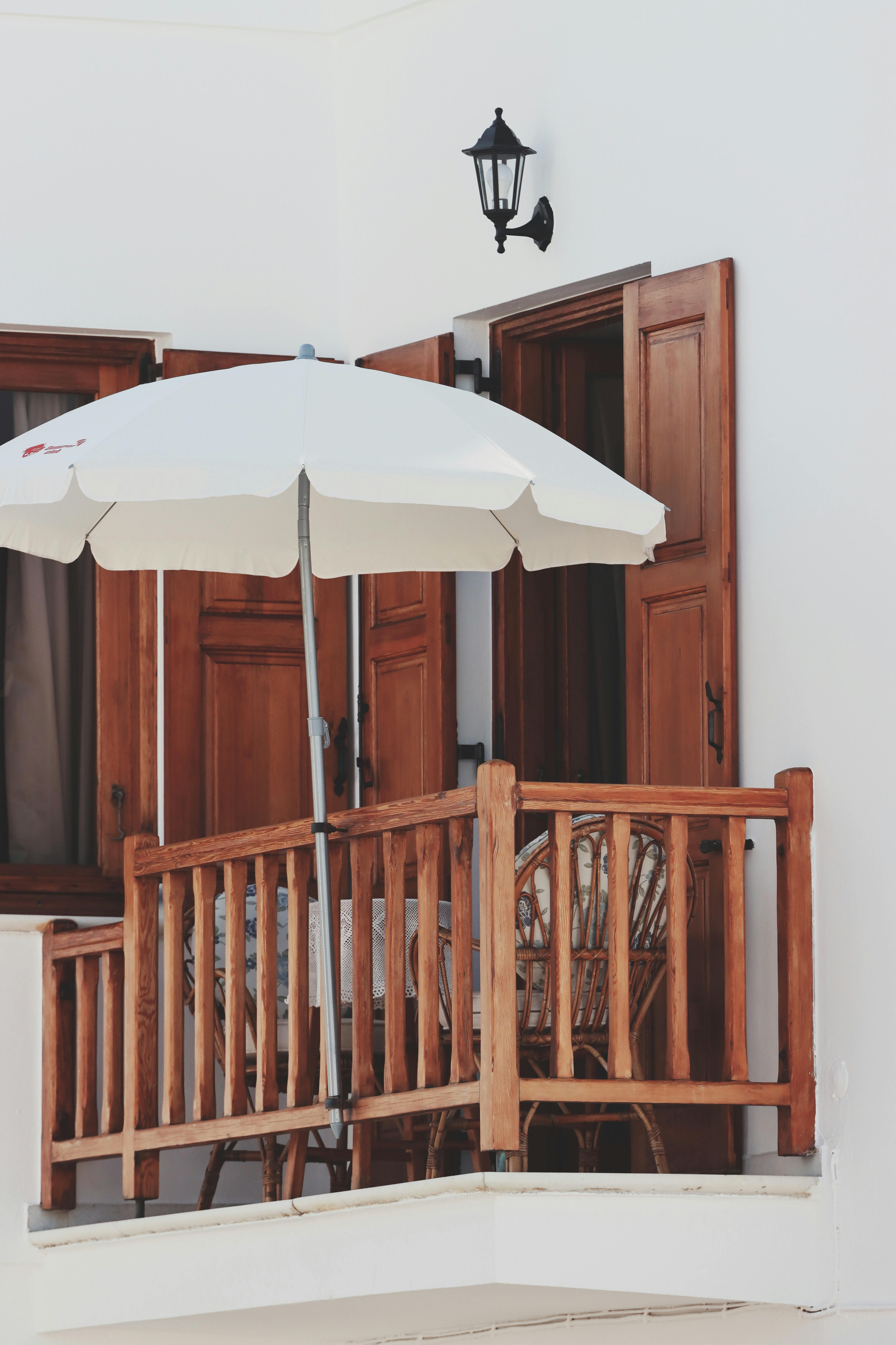 charming naxos balcony with wooden details