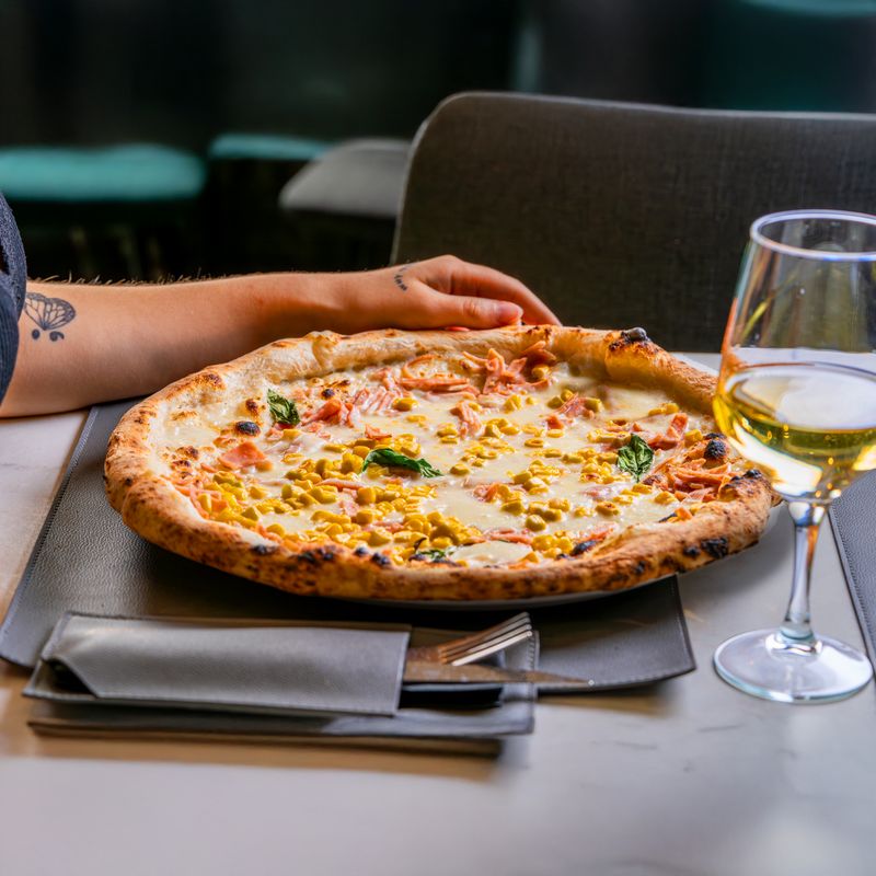 White Pizza from FILA’S PIZZA in Philadephia 