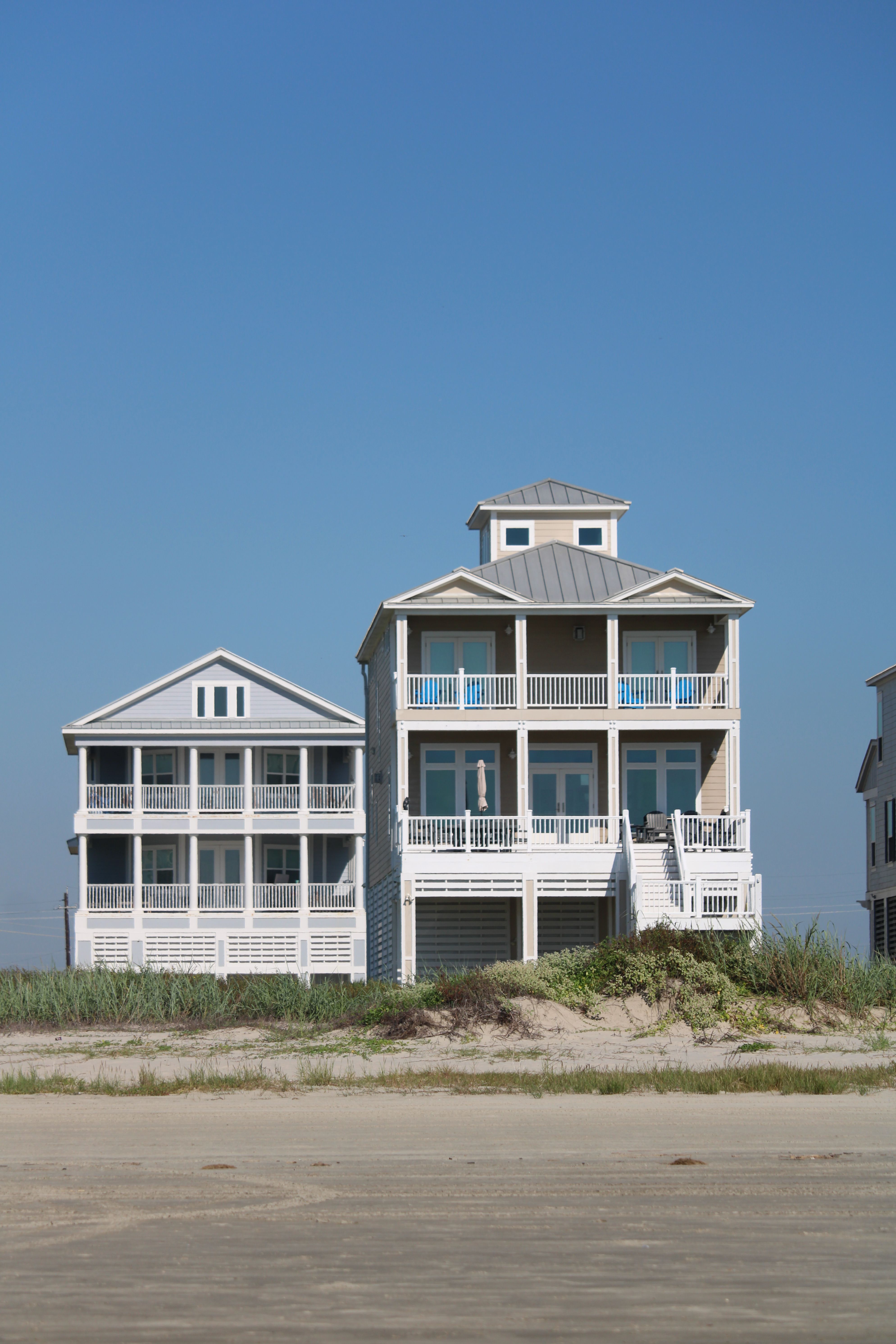 Gratuit Maisons En Bord De Mer Sur Les Rives De L'île De Galveston Photos