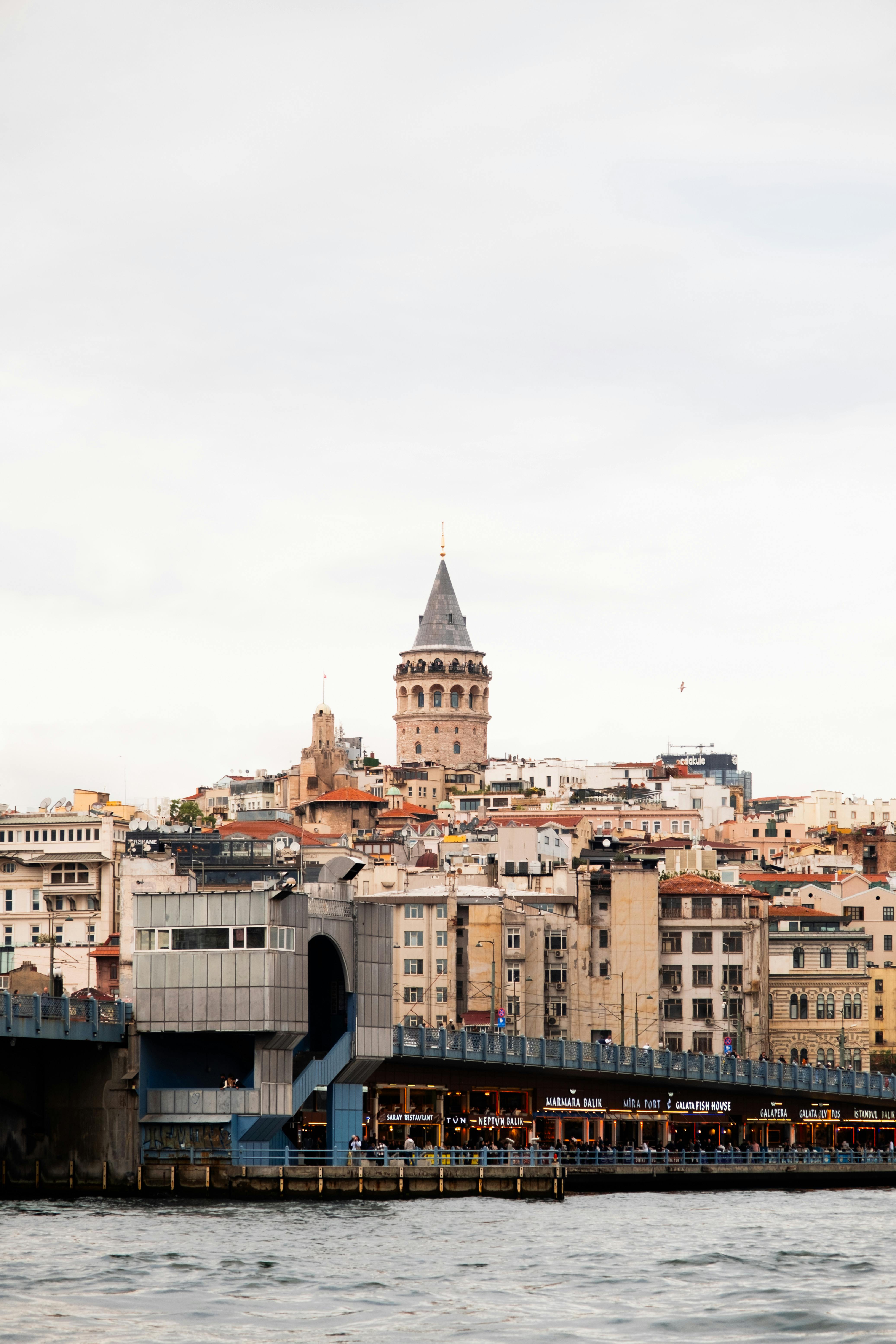 Gratuit La Tour De Galata S'élève Dans Le Paysage Urbain D'istanbul Photos