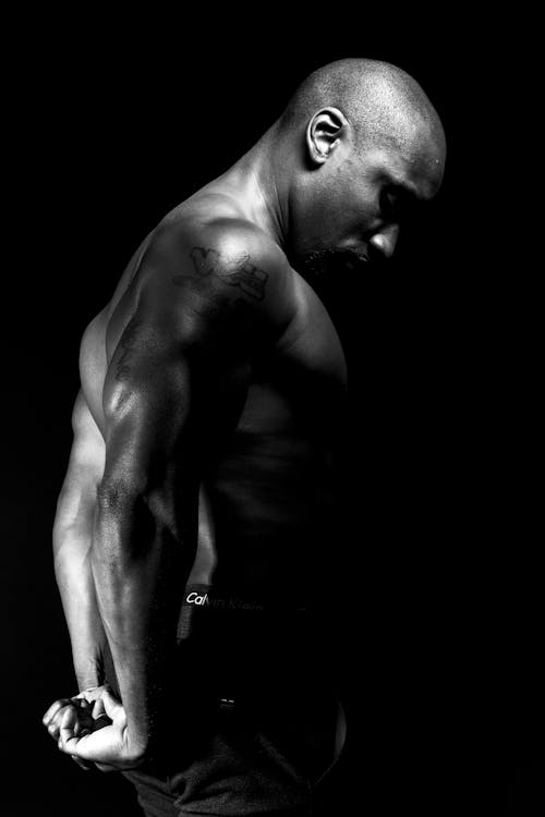 Kostnadsfria Kostnadsfri bild av bar överkropp, biceps, bodybuilding Stock foto