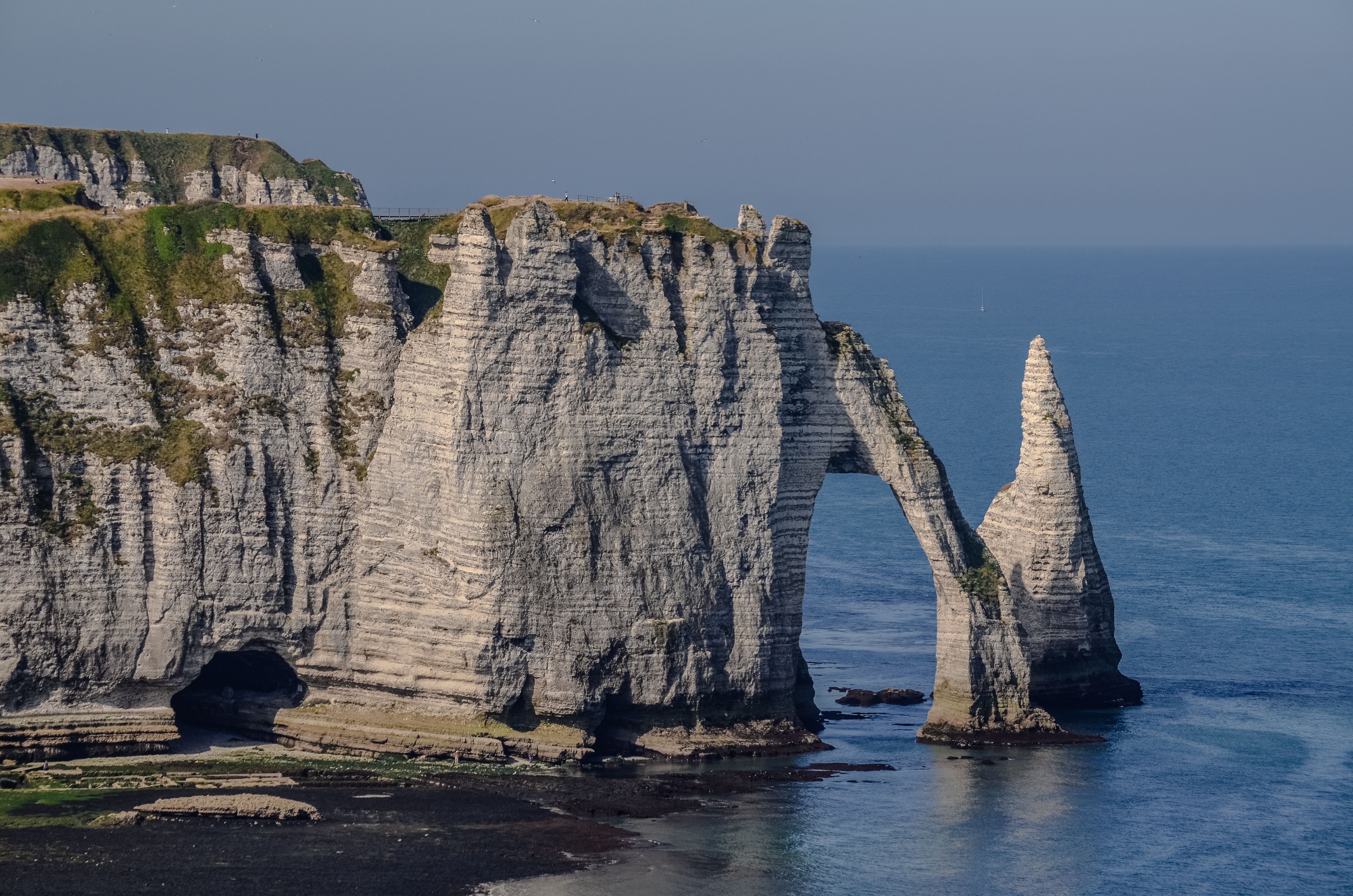 Falaise d'Aval & the Needle Rock (L'Aiguille)