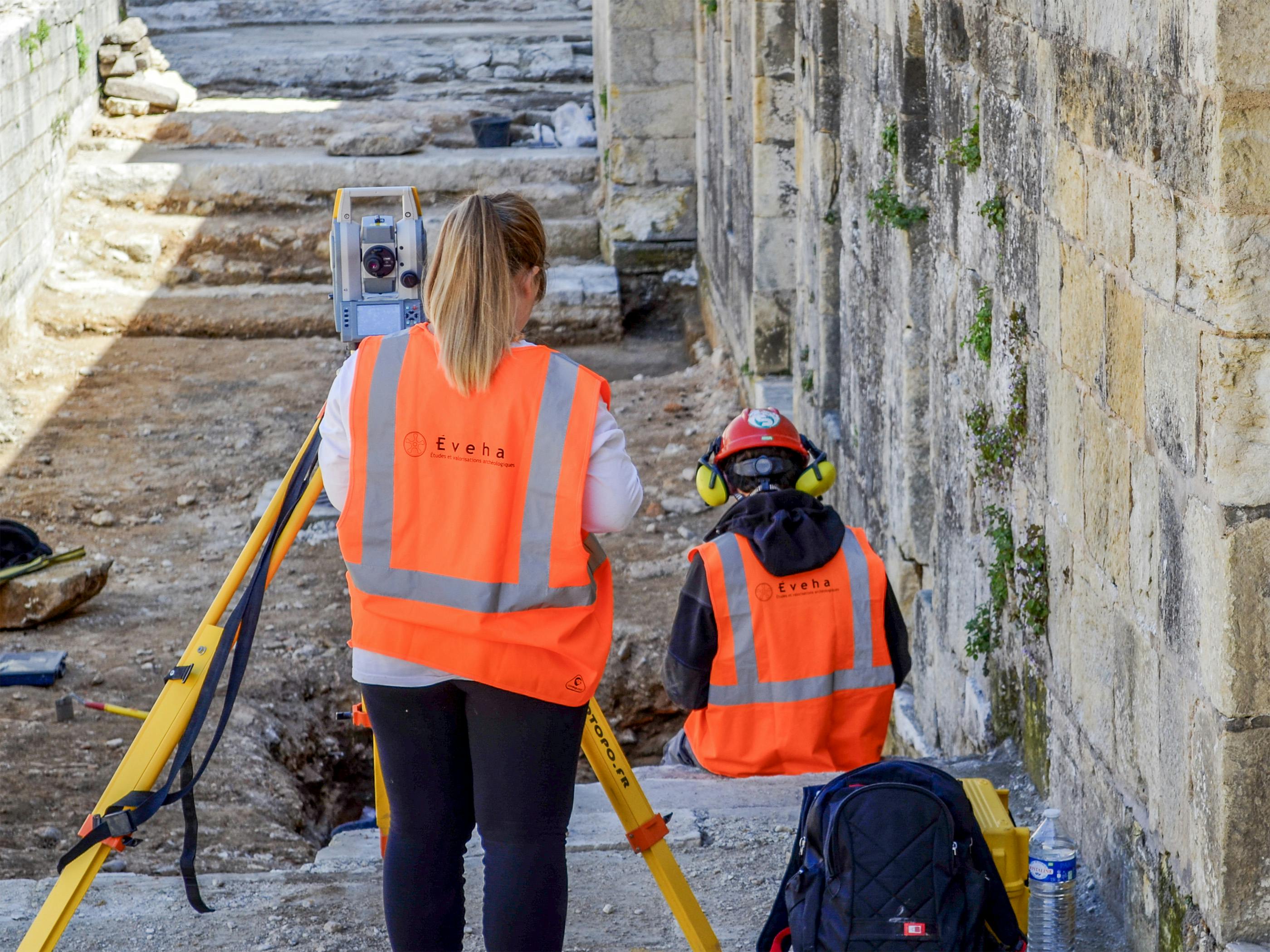 archaeological survey at perigueux ruins