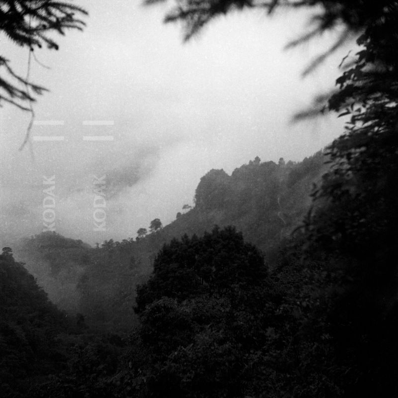 Misty mountain landscape, artwork for Still Here