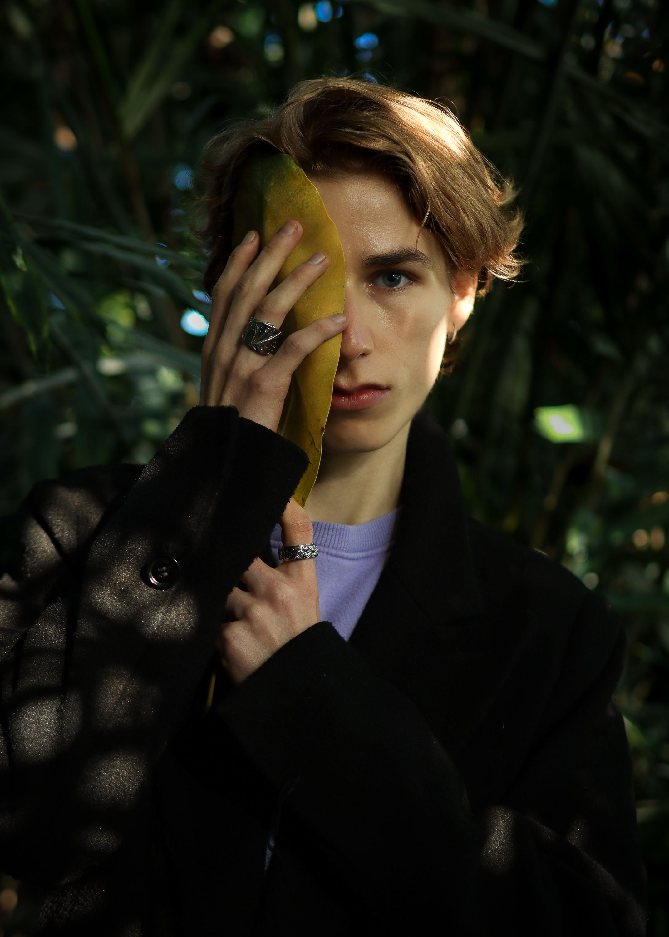 Artistic Portrait of a Young Man in Nature · Free Stock Photo