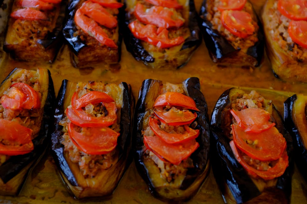 Stuffed Aubergines