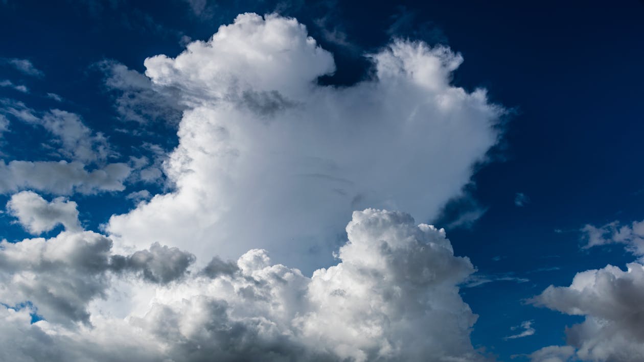 gratis Witte Wolken Stockfoto