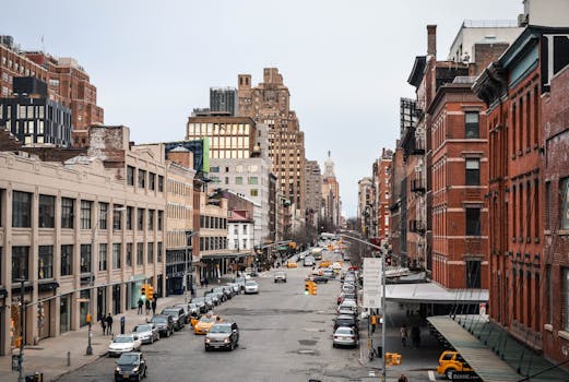 Free stock photo of city, cars, road, street
